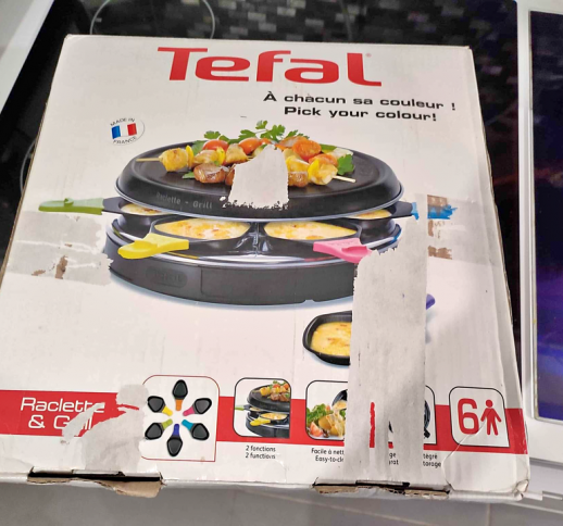Les Cuisinautes - Appareil à raclette Tefal 6 personnes
